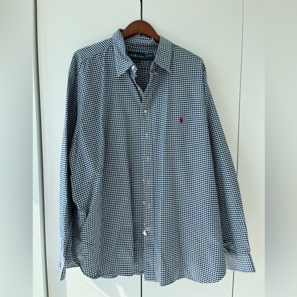 Ralph Lauren 4XB Men’s button down dress shirt